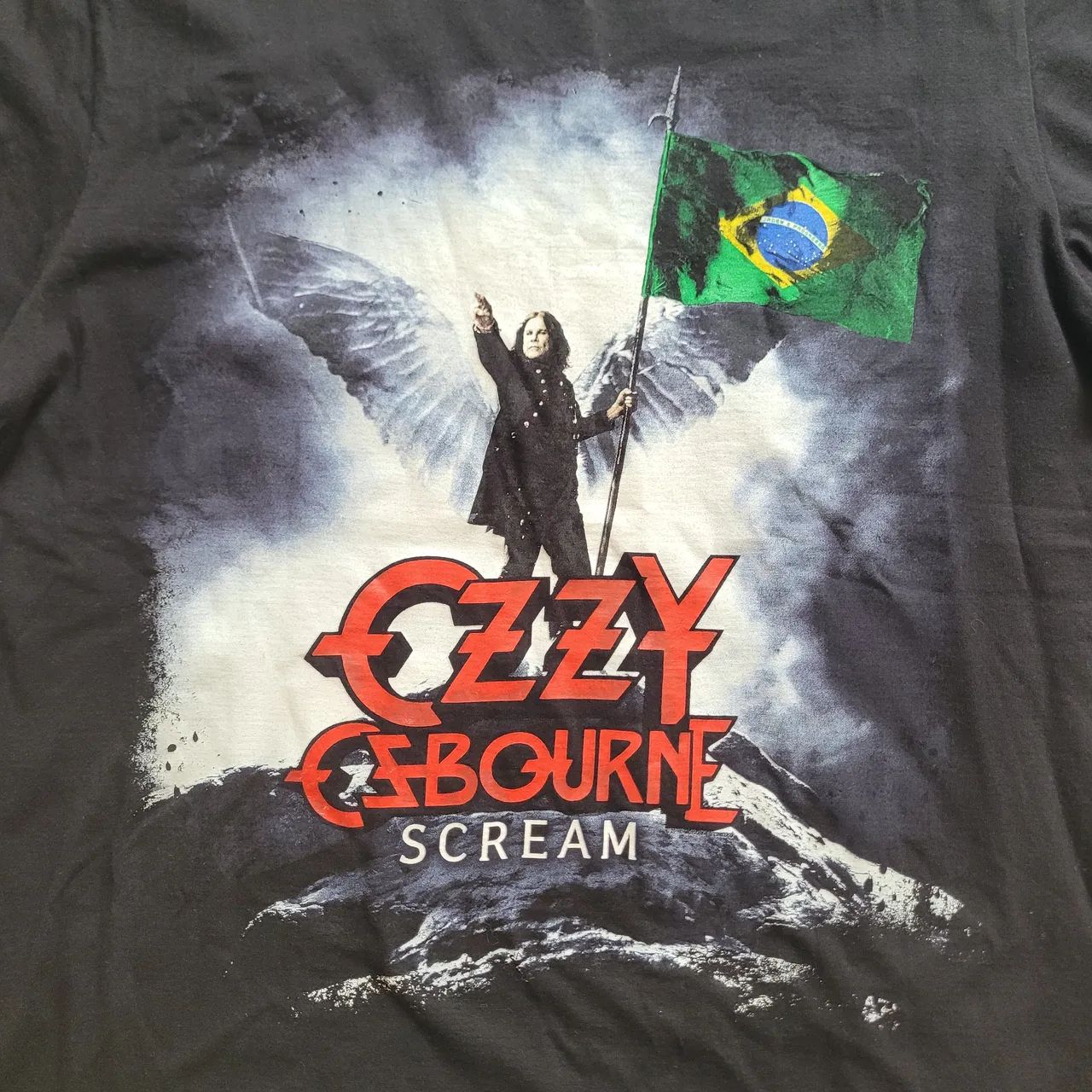 Camiseta Ozzy Osbourne Scream Brasil Tour 2010-2011 - Roupas