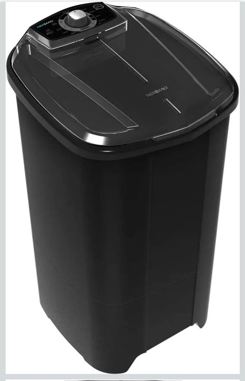 Lavadora 10kg preta 