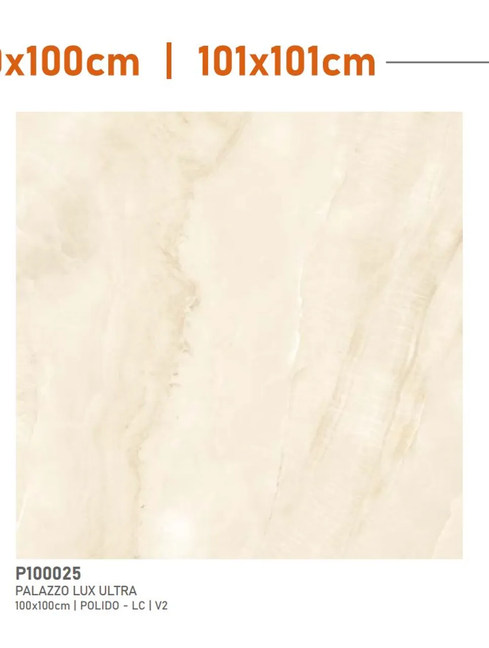 Porcelanato Palazzo Lux Ultra 100x100cm