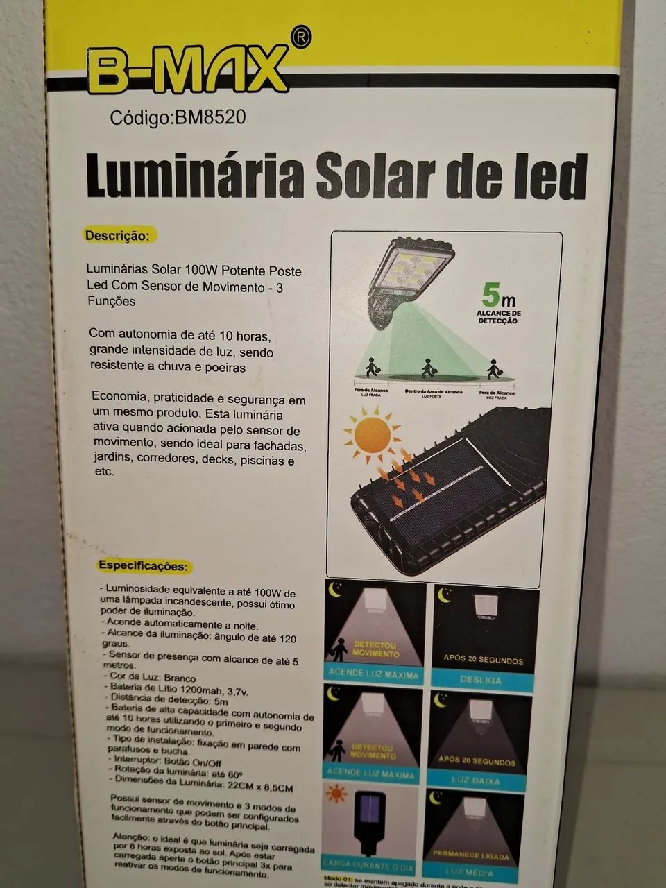Luminária Solar Led - Foto 2