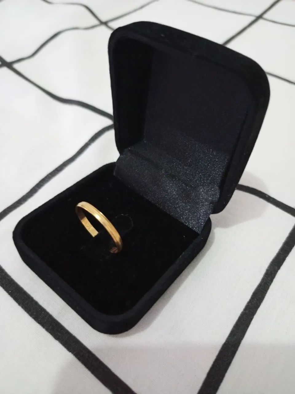 Anel de Ouro Delicado 18 - 1g - Foto 4