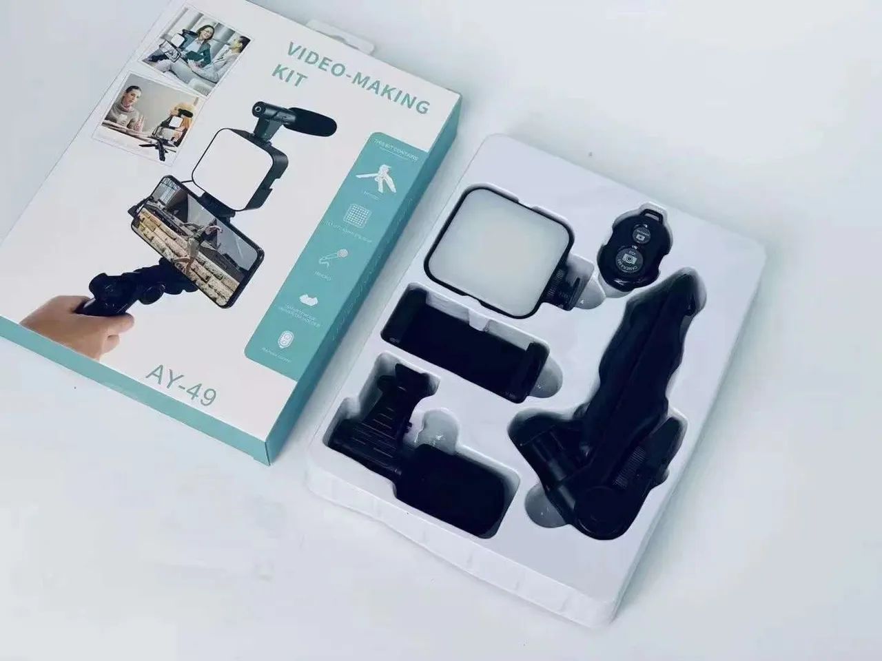Kit Completo de Vlog para Celular AY-49 - Foto 2
