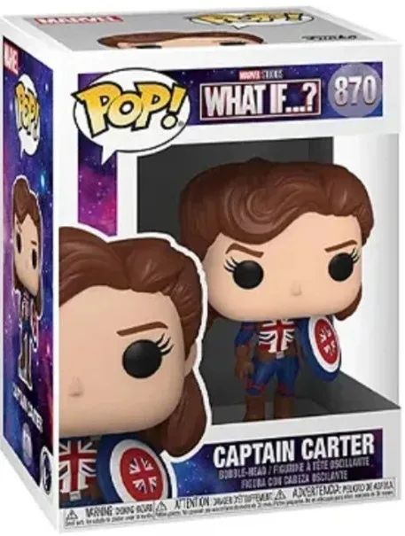 Funko Pop Capitã Carter What if Marvel - #870