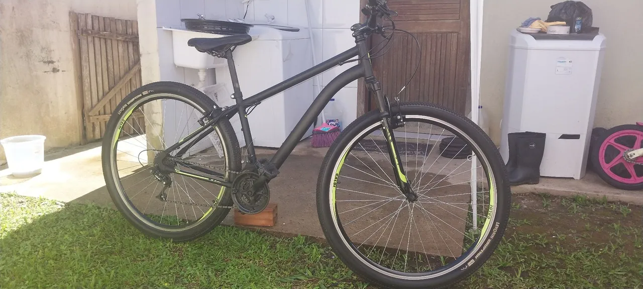Bicicleta Caloi Aro 29 + Bicicleta Infantil Aro 14
