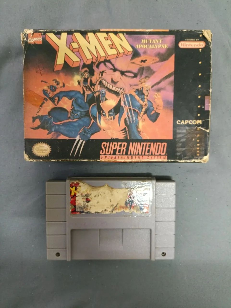 X-Men Mutant Apocalypse (Com Caixa) - Super Nintendo (Original) - Foto 2