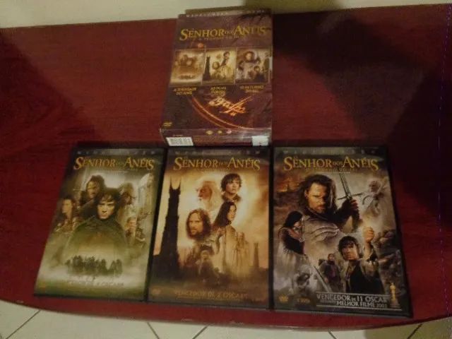 Box senhor dos anéis filme trilogia original - Foto 2