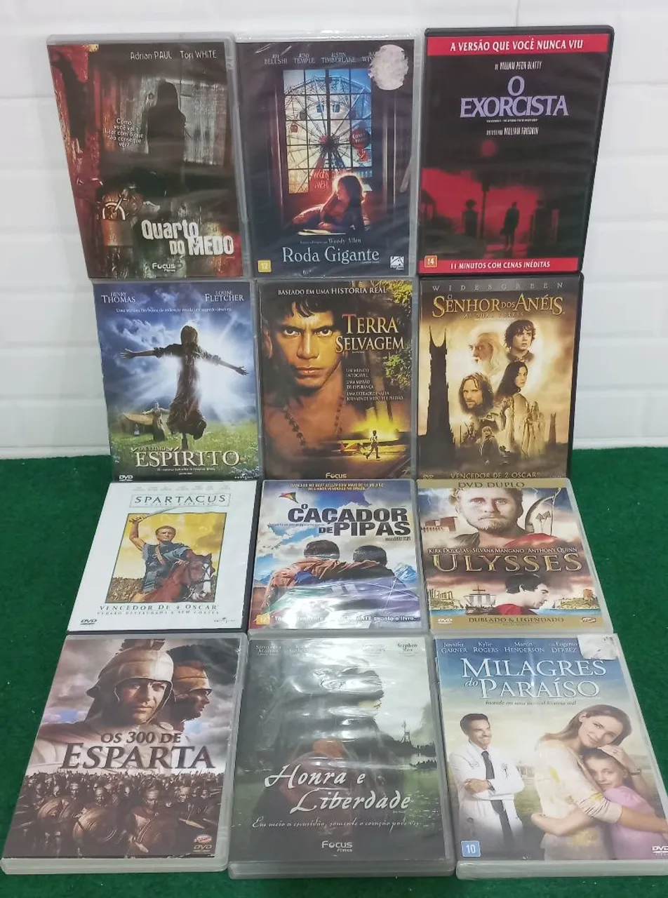 Coleção de DVDs - Diversos Gêneros