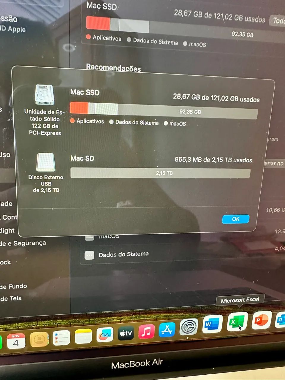MacBook Air 2019, i5-3.7GHz, 8G, 2.2 Terra de SSD+Sd - Foto 6