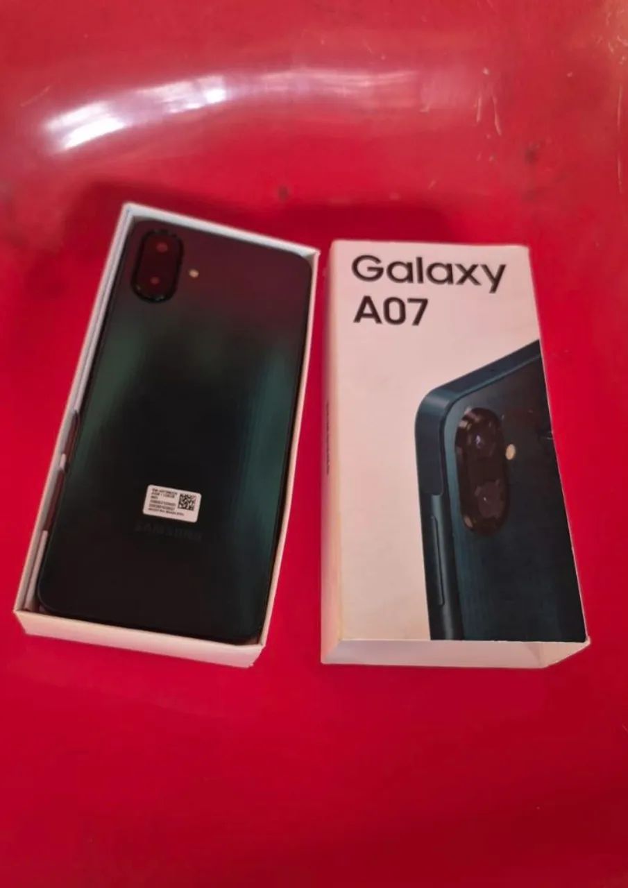 Galaxy A07 128 gigas zerado nunca usado na caixa com nota fiscal 