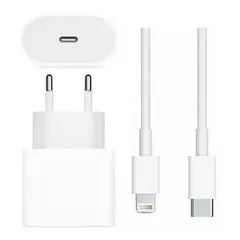 Cabo Lightning de 1 metro Iphone e Ipad + Fonte Tipo-C 20W Turbo - Foto 3