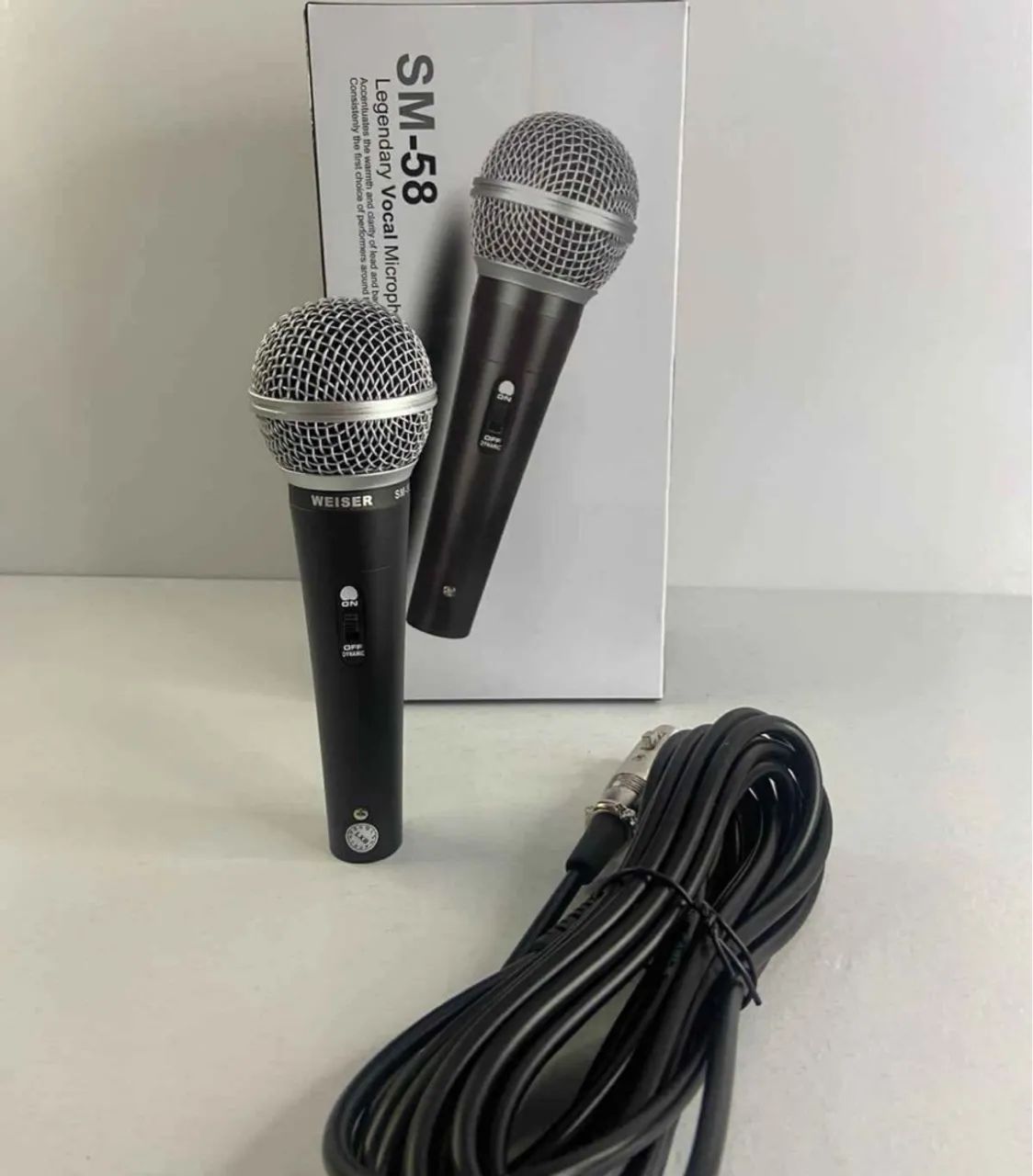 Microfone Vocal Weiser SM-58 - Profissional