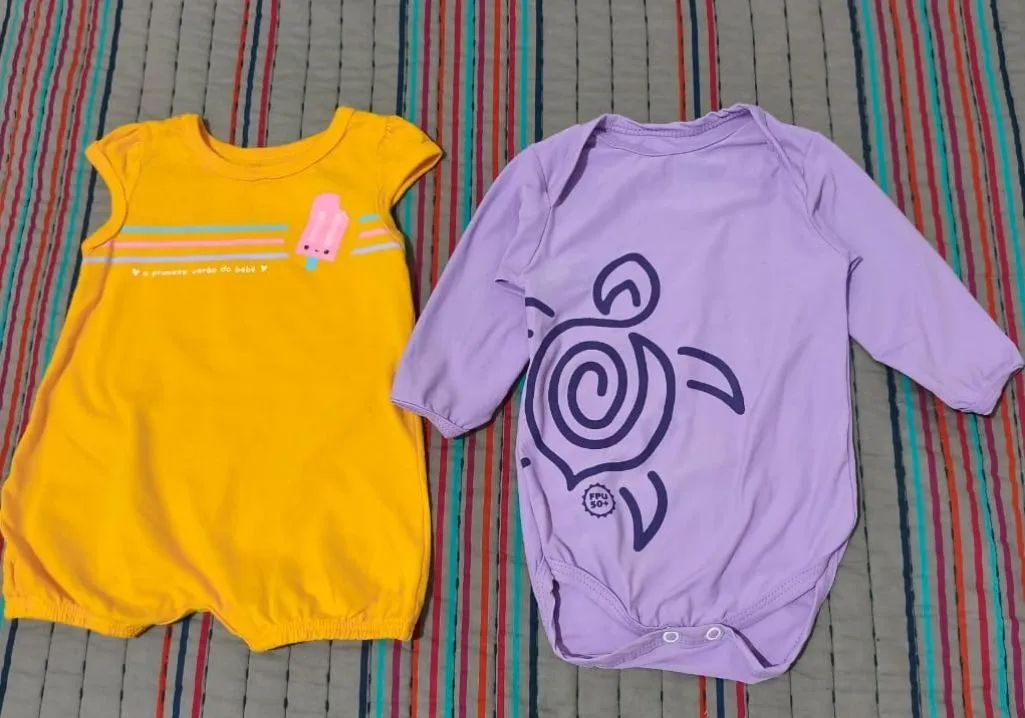 Kit praia verão bebê 3 a 6 meses 