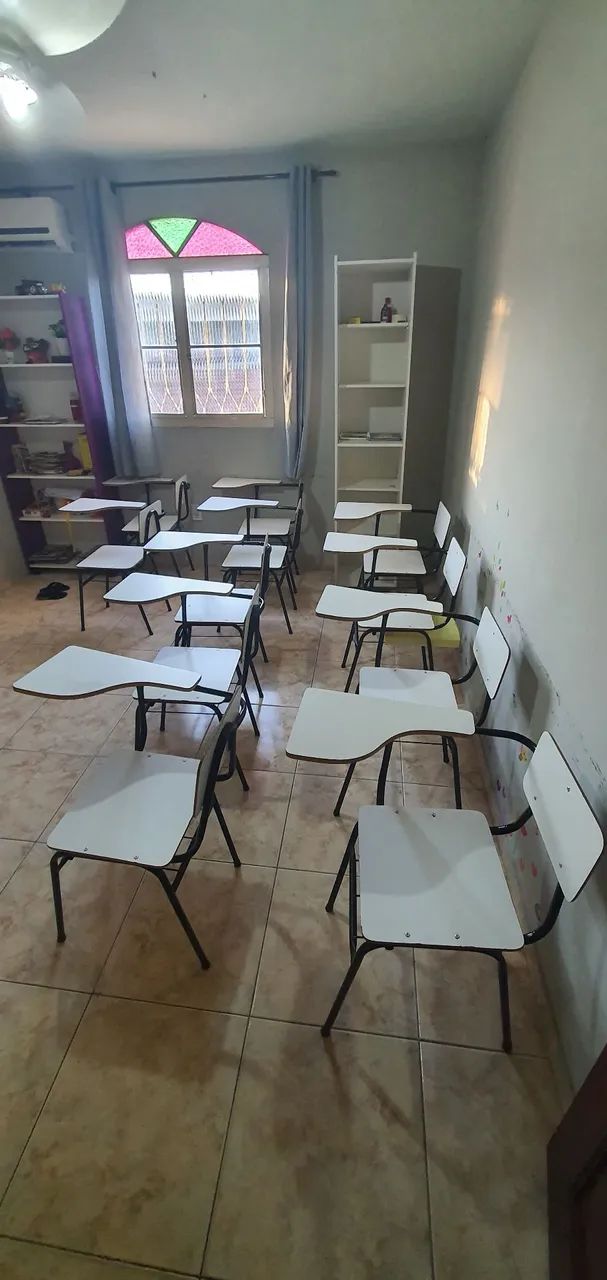 Cadeira (Carteiras) escolares com prancheta - Foto 4