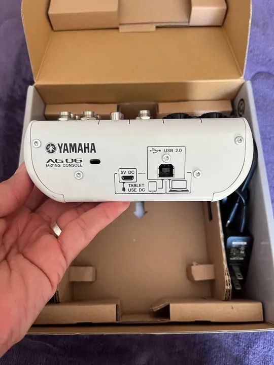 Mesa Yamaha AG06 - 6 Canais - interface de áudio  - Foto 3