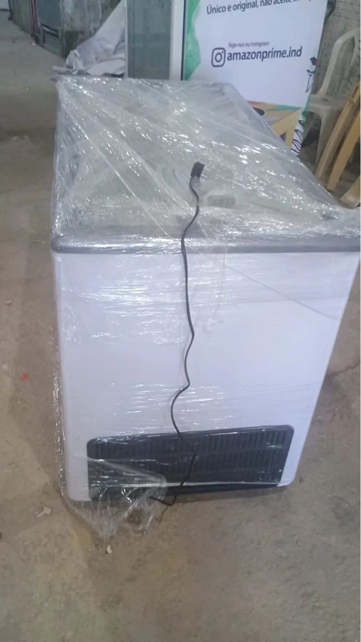 Freezer Horizontal com Tampas de Vidro