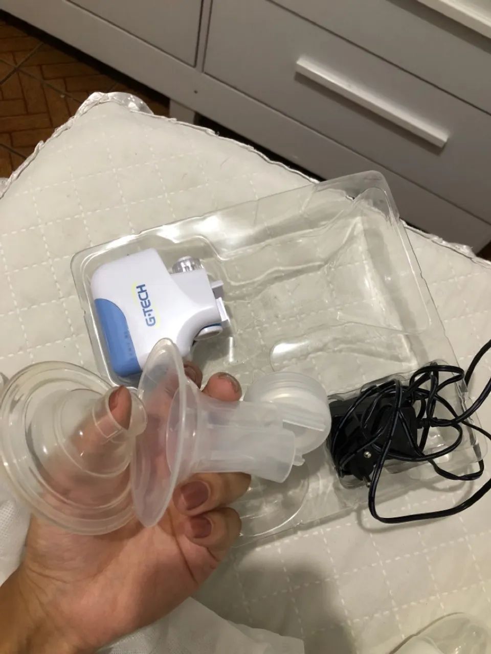 Bomba de Leite Materna Elétrica G-Tech Compact - Foto 2