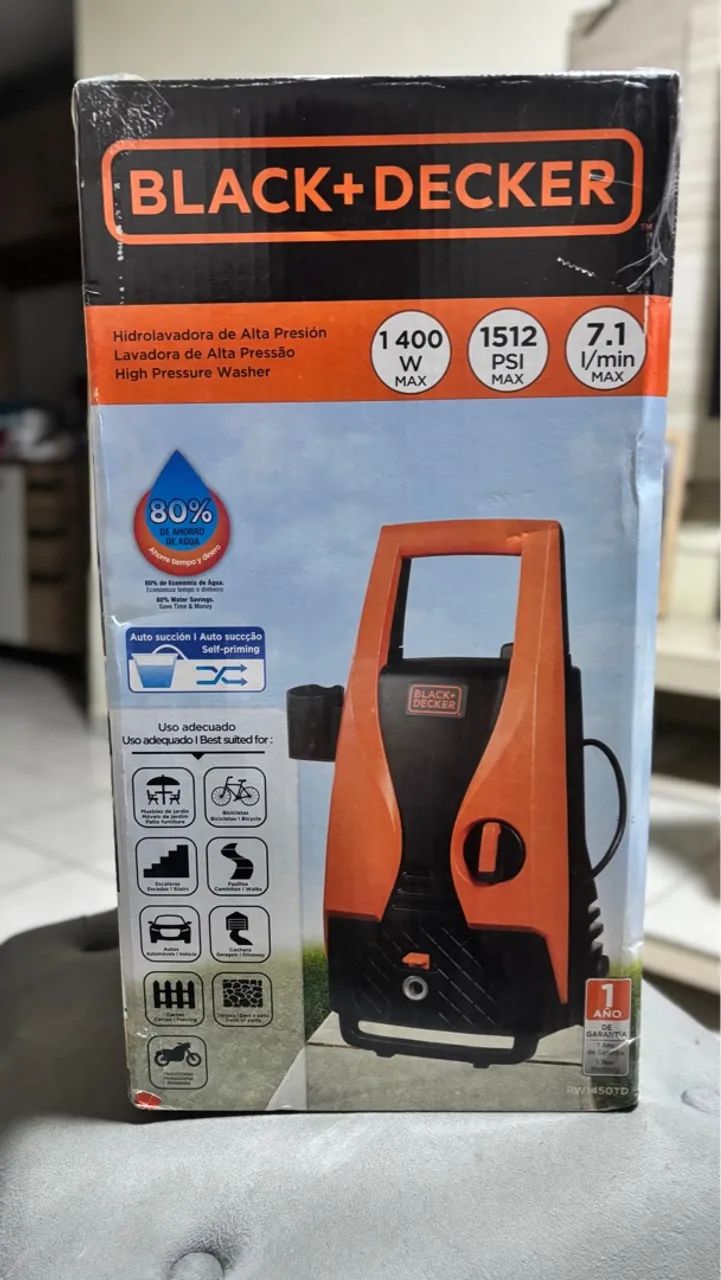 Lavadora de alta pressão Black decker