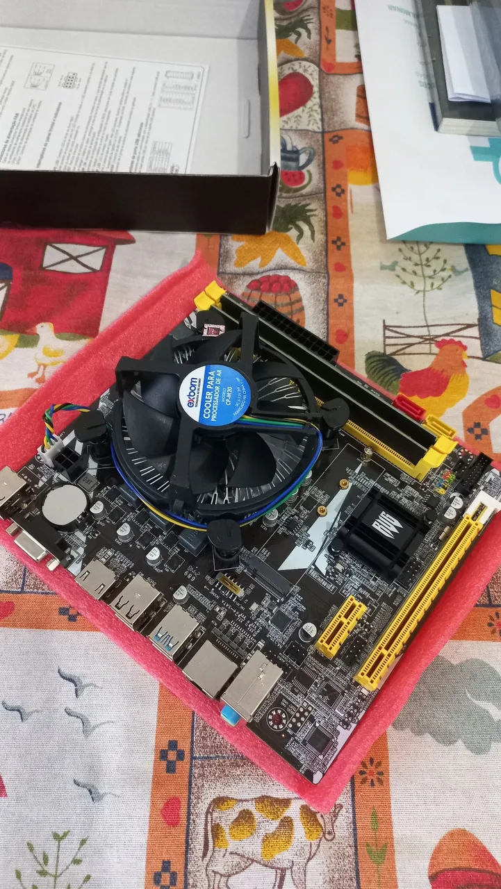 Kit processador + placa-mãe