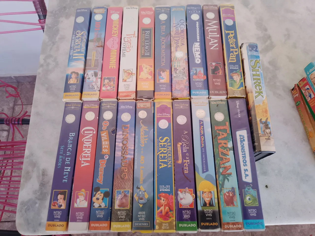 Coleção de Fitas VHS Disney Clássicos