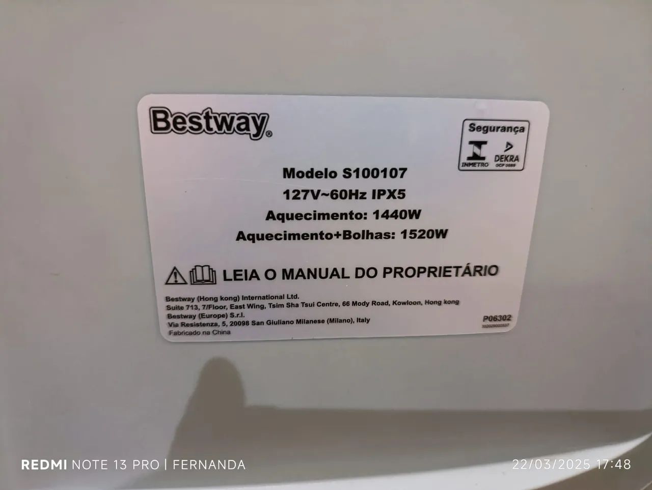 Bomba e Aquecedor de banheira hidromassagem jacuzzi e piscinas Bestway  - Foto 3
