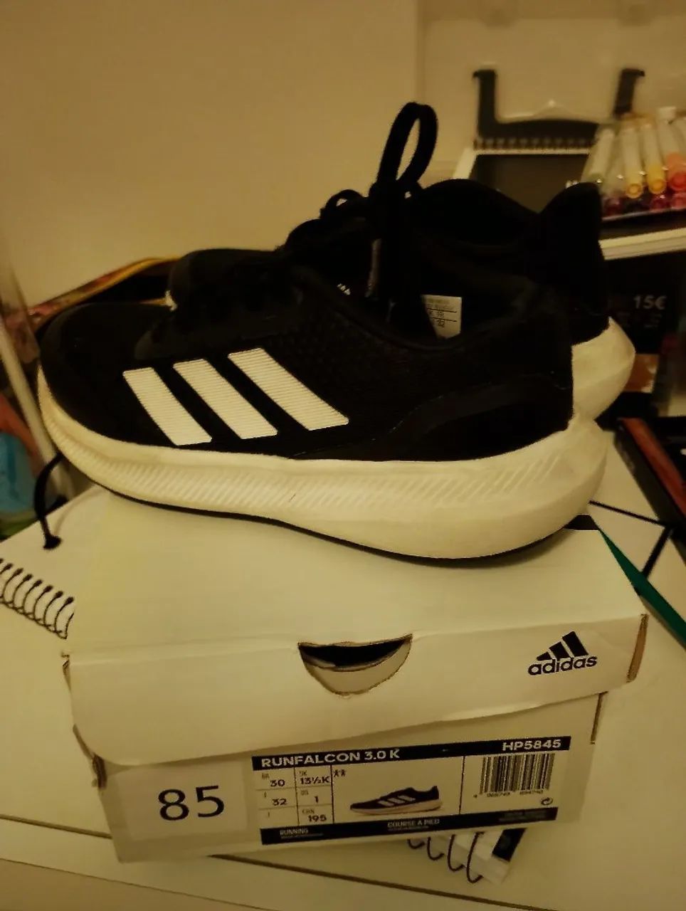 Tênis Adidas Runfalcon 3.0 K - Tamanho 30