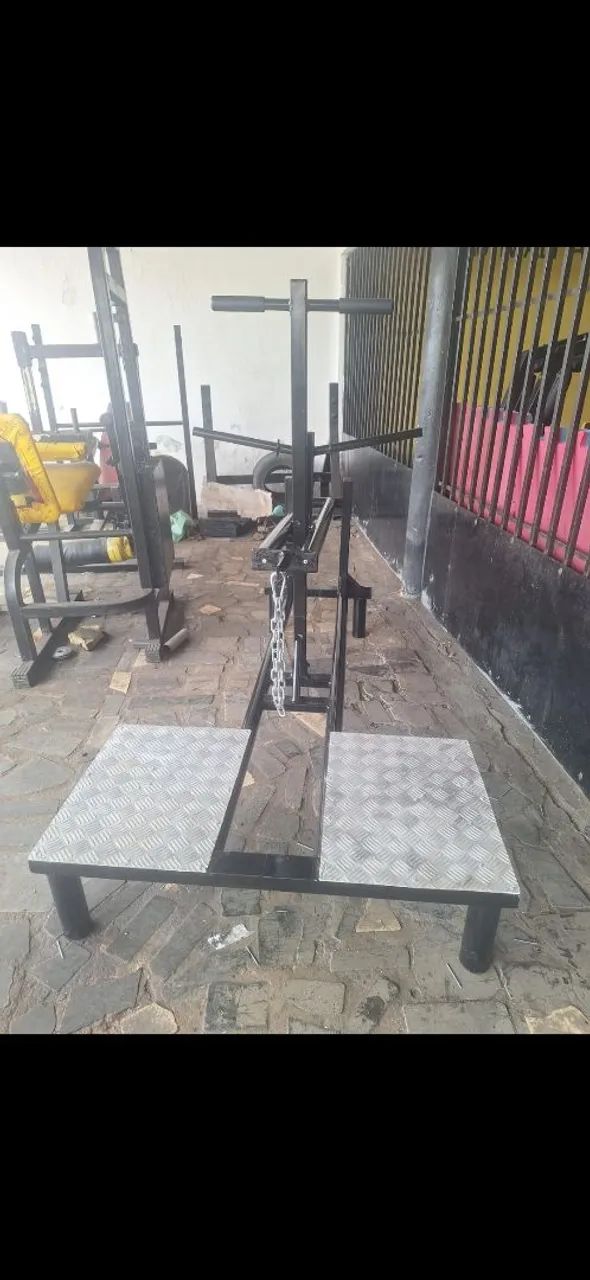 Placas de borracha e máquinas de academia  - Foto 5