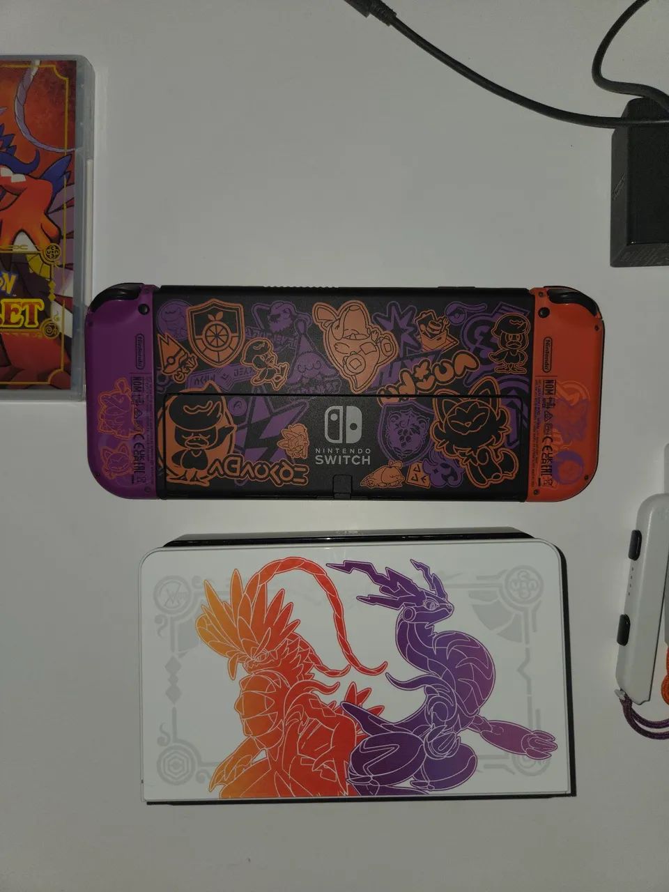 Nintendo Switch OLED Pokémon Scarlet & Violet Edition, Usado em Excelente estado - Foto 4