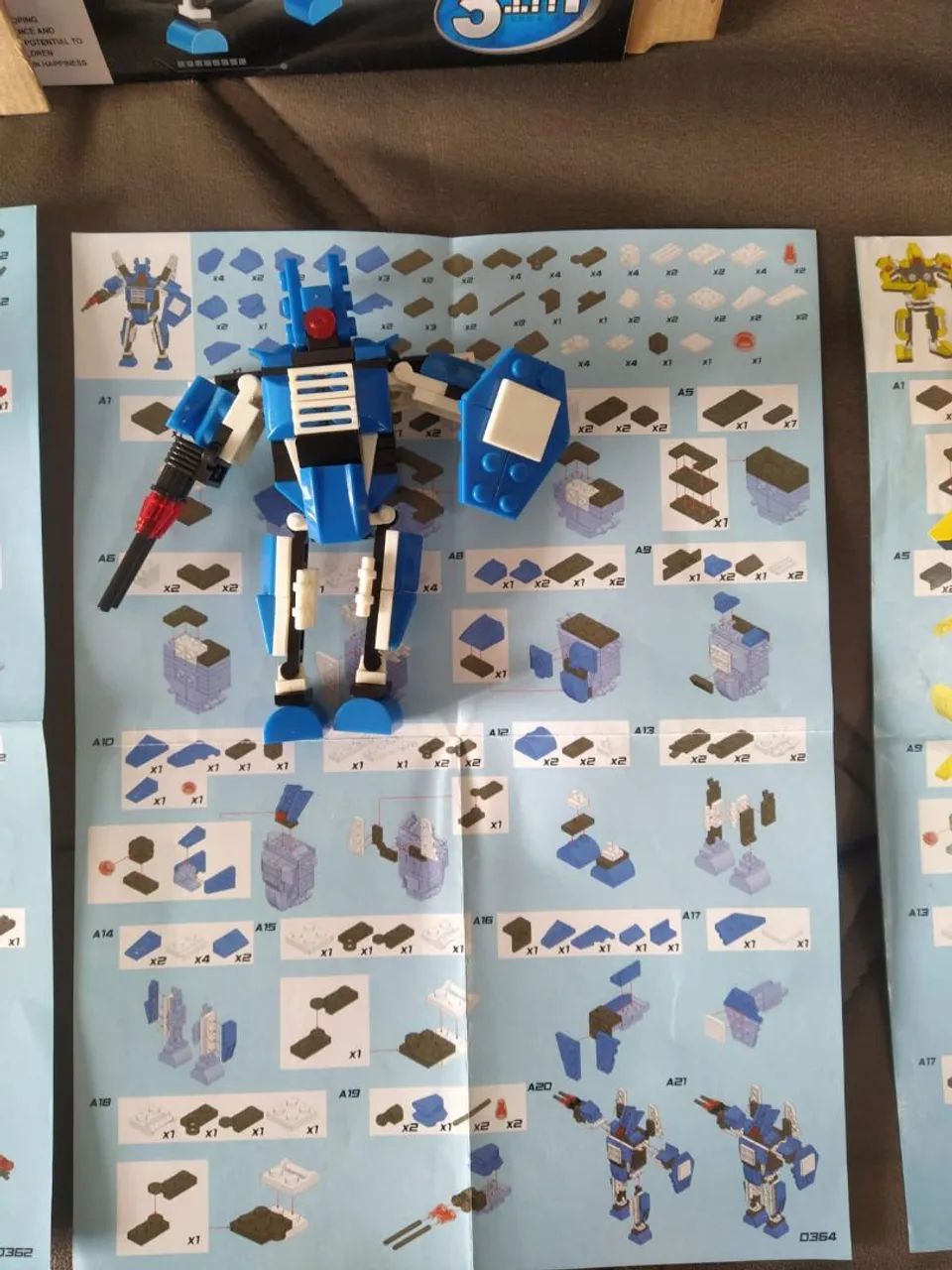 Robôs 3 em 1 estilo lego - Foto 4