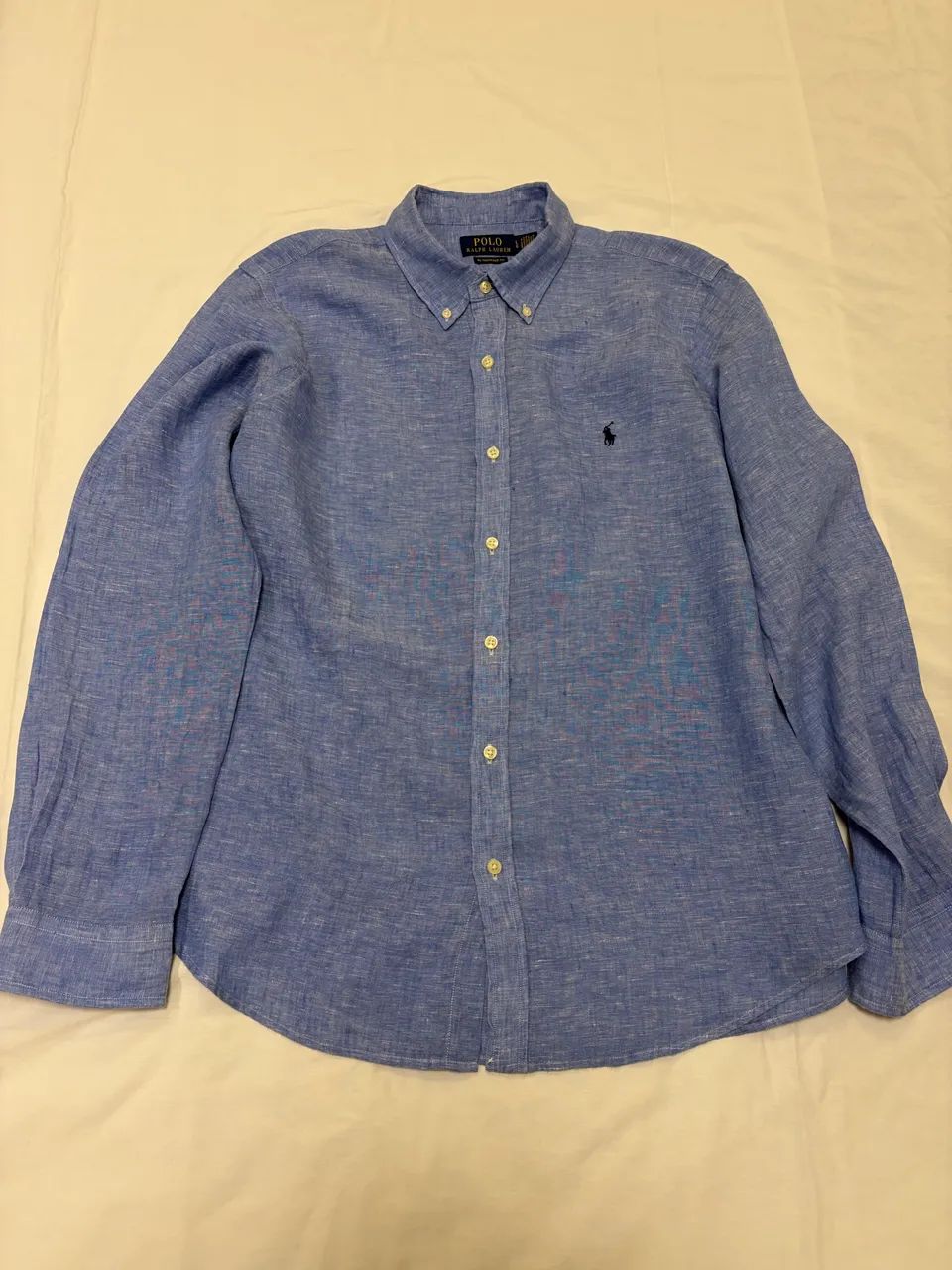 Camisa de Linho Ralph Lauren Nova - Foto 3