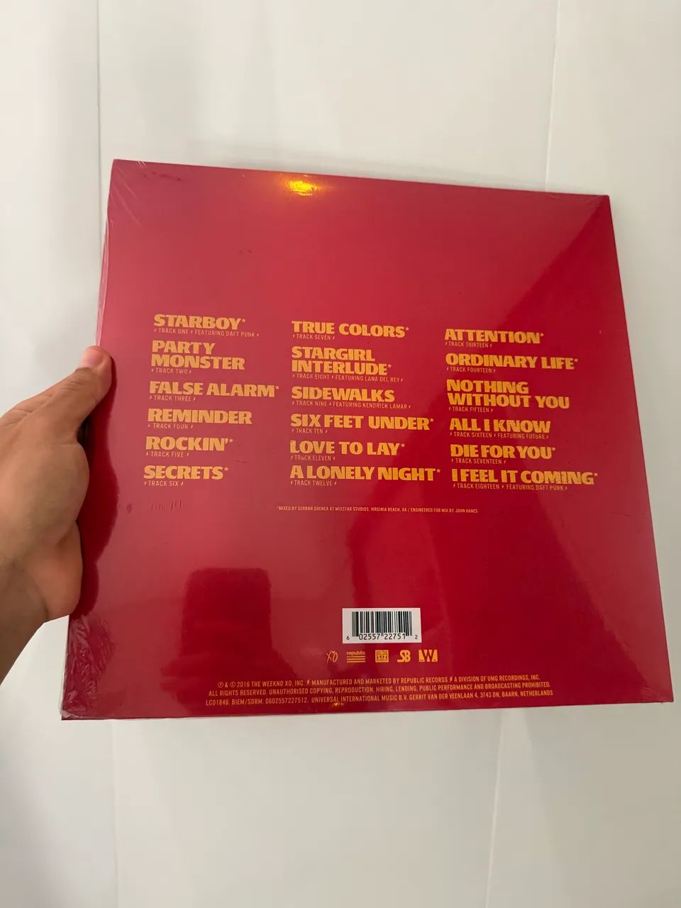 The Weeknd Starboy Vinil Vermelho Lacrado Importado - CDs, DVDs