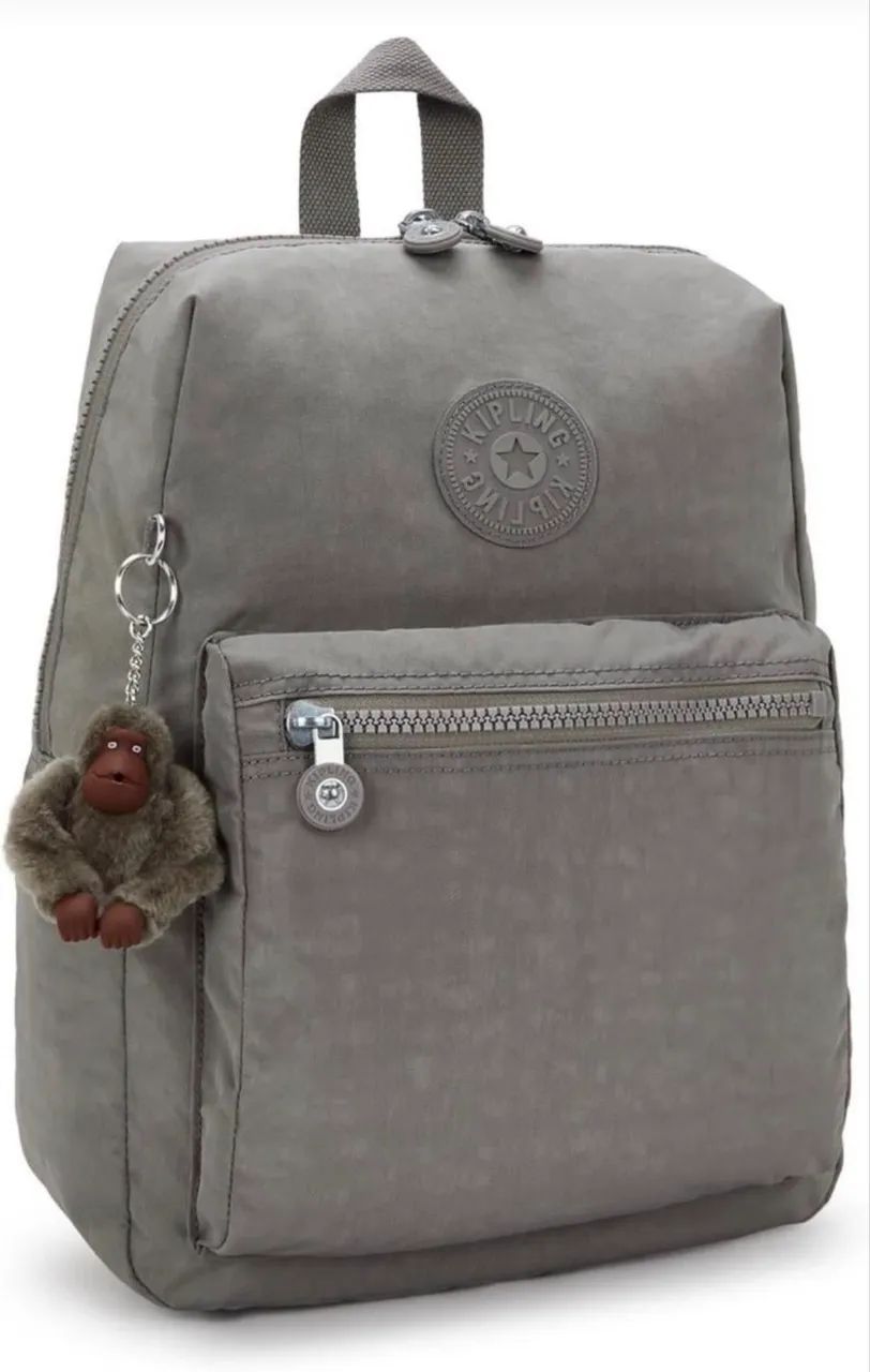 Mochila Kipling Rylie cinza - Foto 3