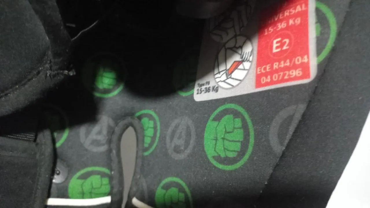 Cadeirinha para Auto Marvel Avengers - Hulk - Foto 2