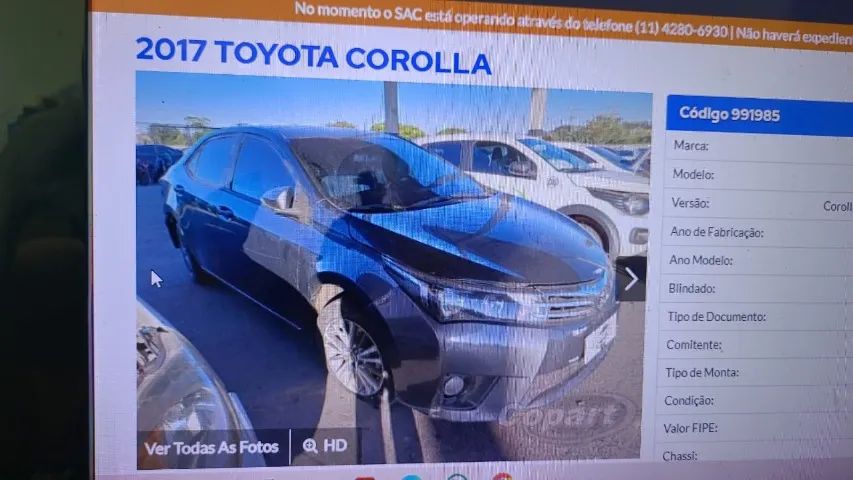 Toyota Corolla GLI 1.8 Flex 16V Aut. 2017 - Foto 7