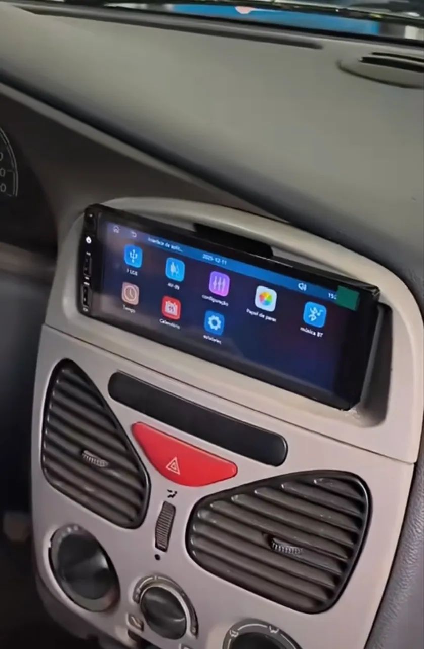 Central multimídia 6 polegadas 1 dim com CarPlay sem fio - Foto 3