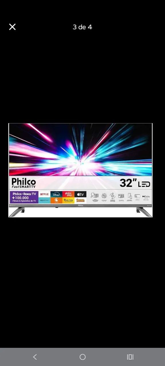 Smart TV 32 Philco  Roku TV - Foto 4