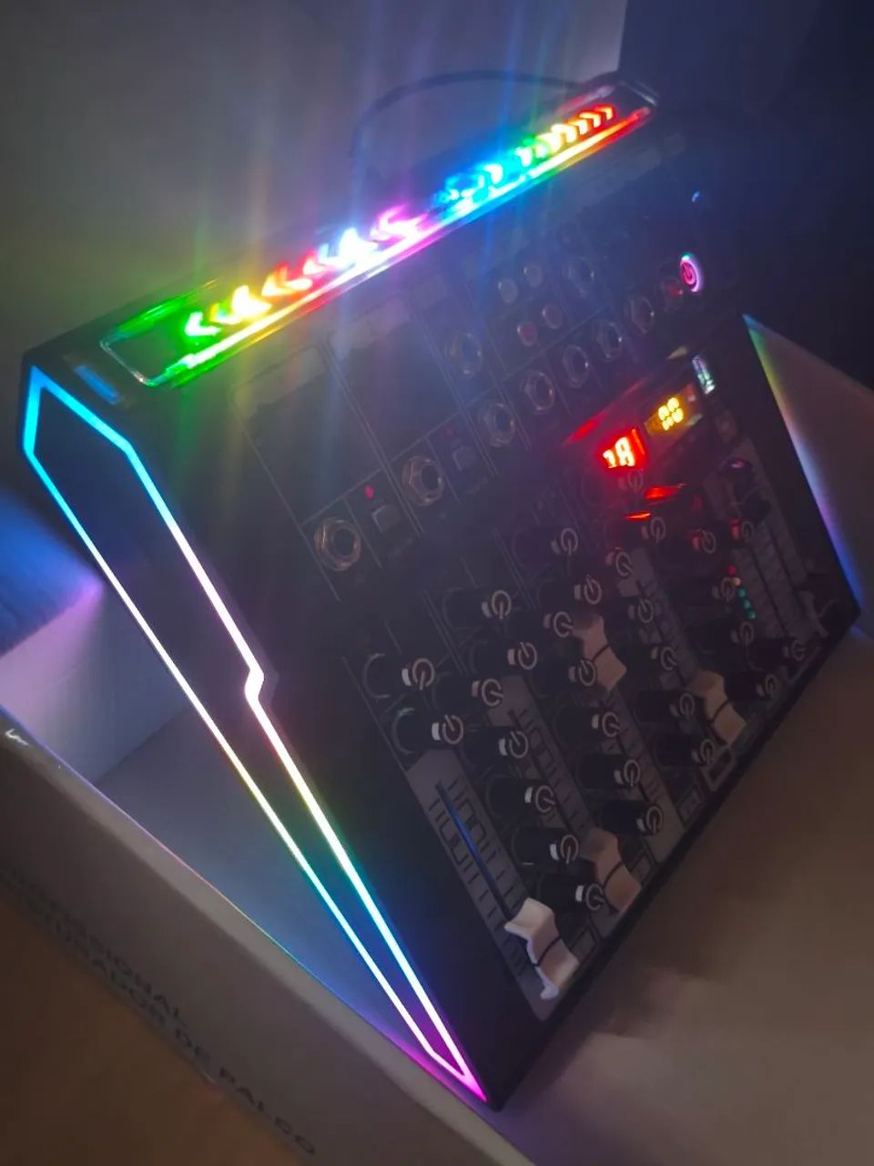 Lançamento mesa de som com led RGB  - Foto 5