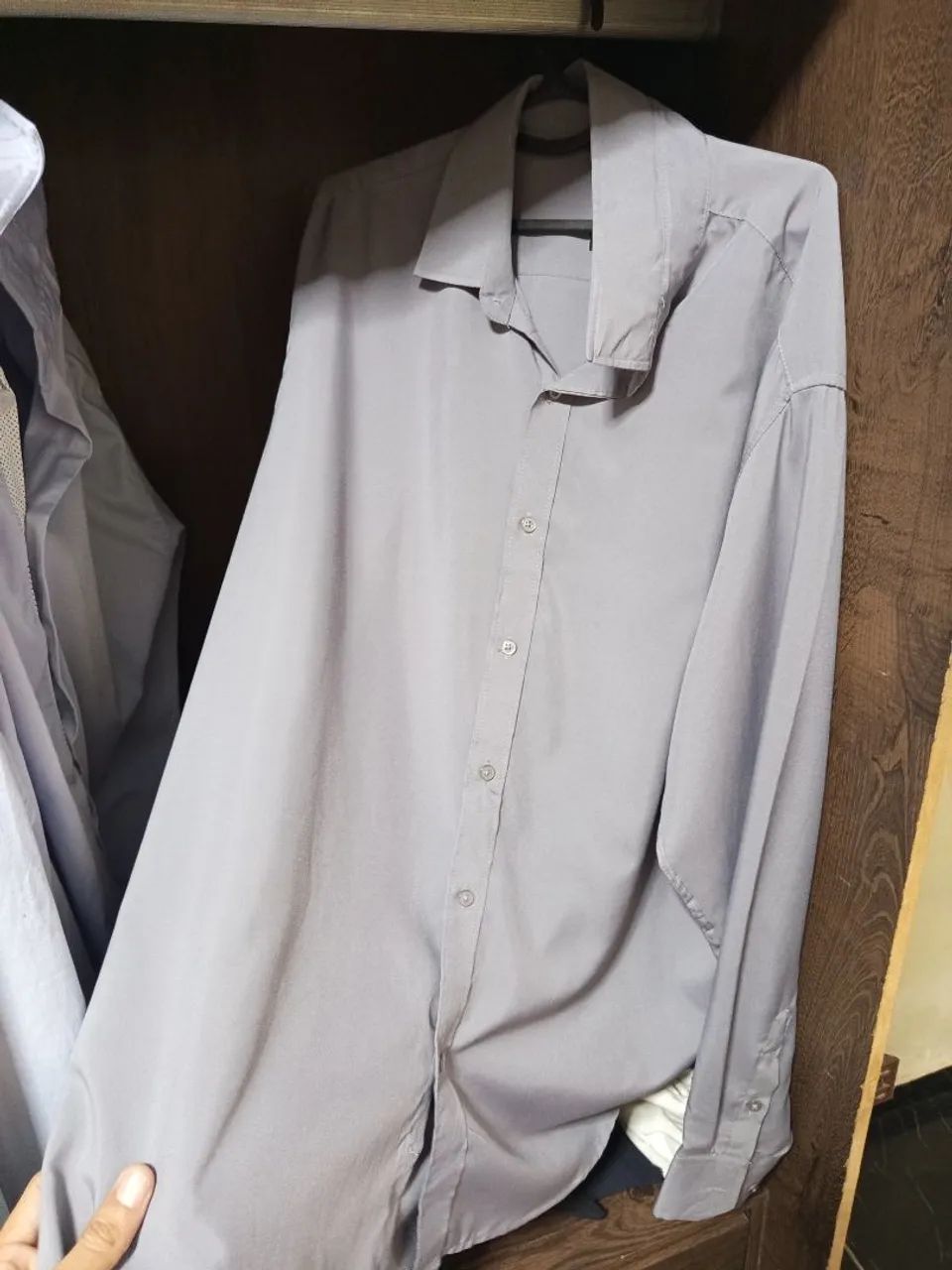 Camisa social cinza nova  - Foto 3