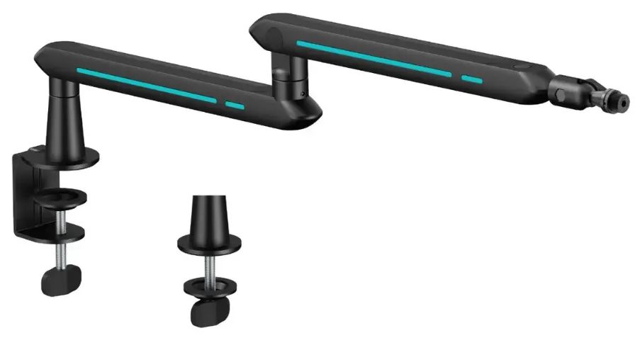 Braço Suporte Articulado Microfone Mesa Low Profile - Foto 4