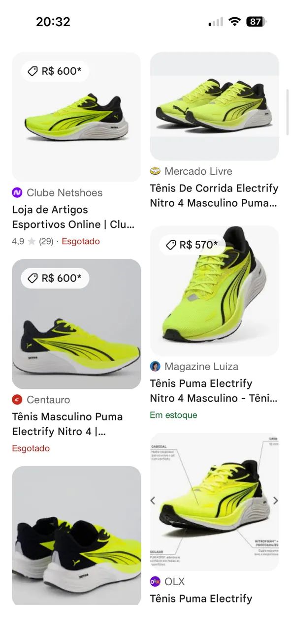 Tênis Puma Electrify Nitro 4 tamanho 43 - Foto 4
