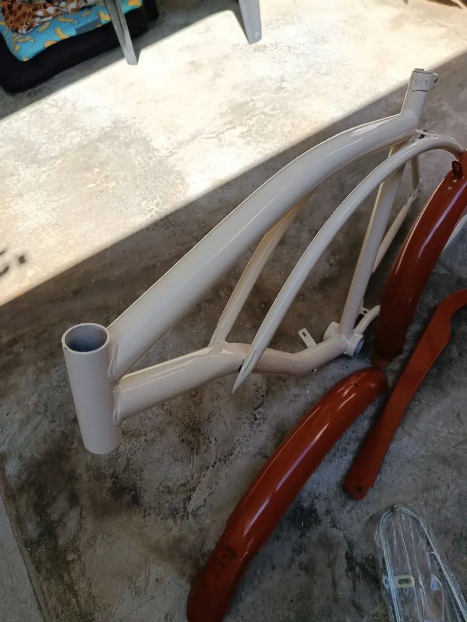 Quadro de bicicleta praiana 