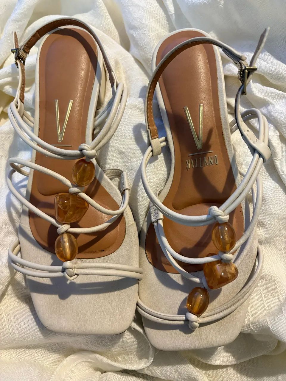 Sandalia Off White - Foto 2