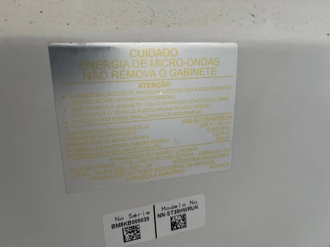 Microondas panasonic (sem pegar) - Foto 3
