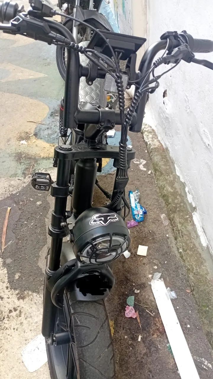 Bicicleta elétrica ouxi v8 pro 