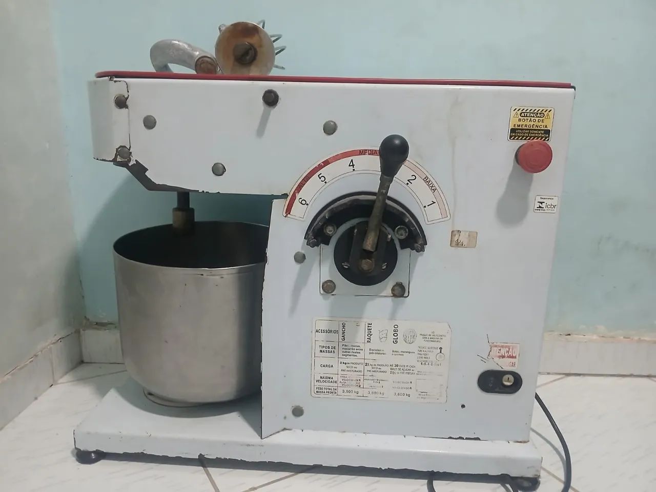Batedeira industrial 