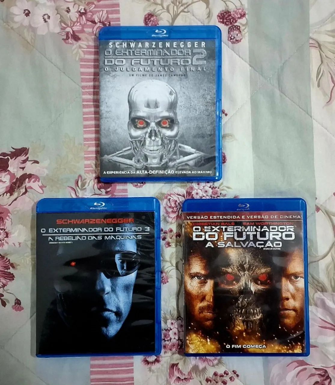 Blu-rays O Exterminador do Futuro 2, 3 e 4 - Edições Raras e Especiais!!