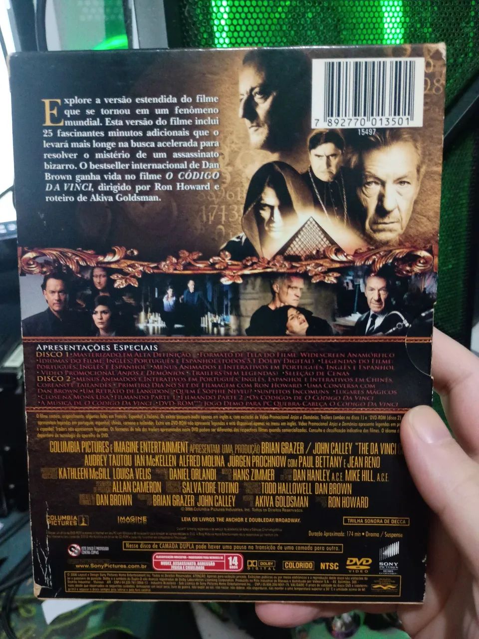 Dvd o código da Vinci edição dupla estendida - Foto 2