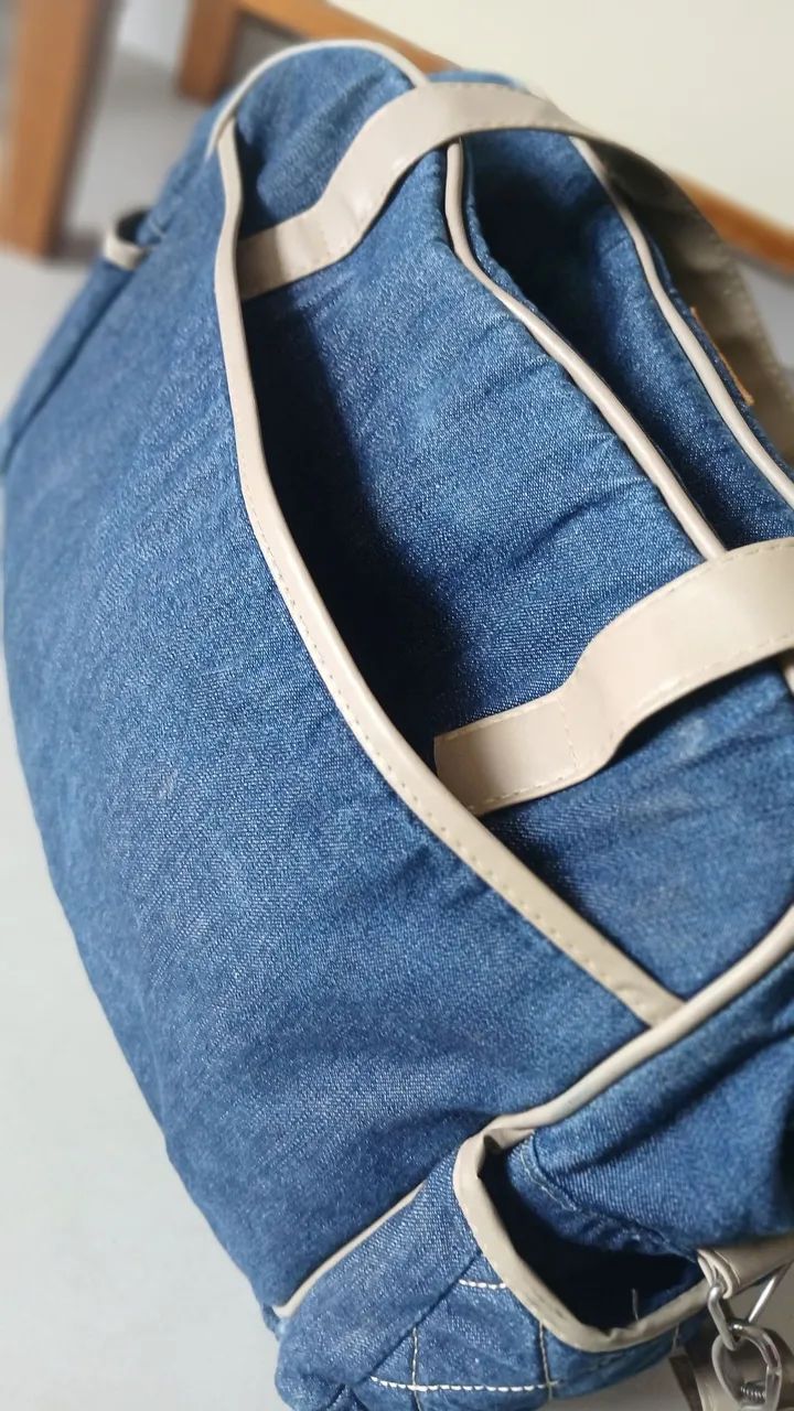 Bolsa de maternidade jeans - Foto 2