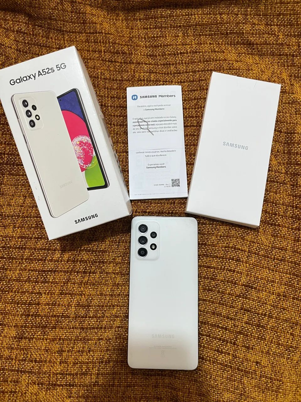 Samsung Galaxy A52s 5G 128GB Branco + Caixa | Funcionando Perfeitamente