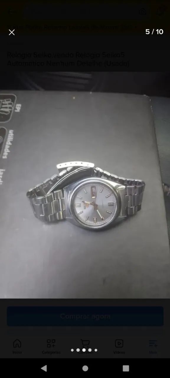 Relógio de pulso Seiko5 automático  - Foto 5