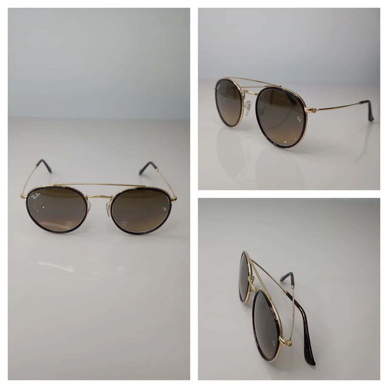 Óculos de sol Ray ban Round doublé  - Foto 2